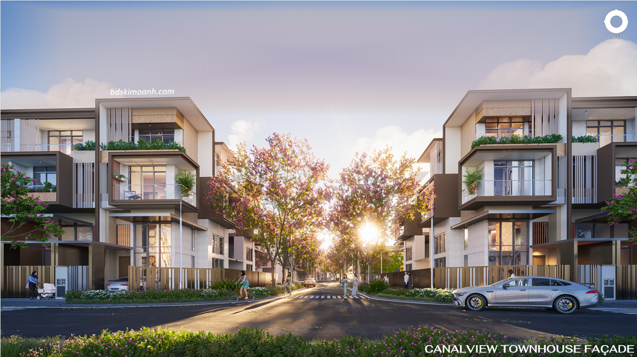 mẫu nhà CANALVIEW TOWNHOUSE FACACE tại dự án one era