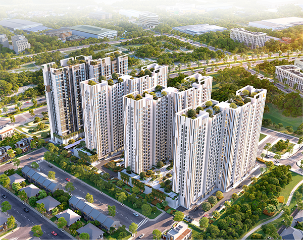 Mặt bằng tổng thể dự án K-Home CityView Biên Hòa